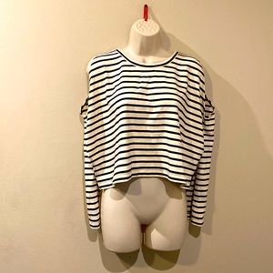 We the Free Sleeveless Hi Low Striped Sleeveless Top XS Extra Small